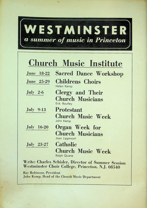 Journal of Church Music Magazine Feb 1973 Shalom Through Music William Tortolano 2