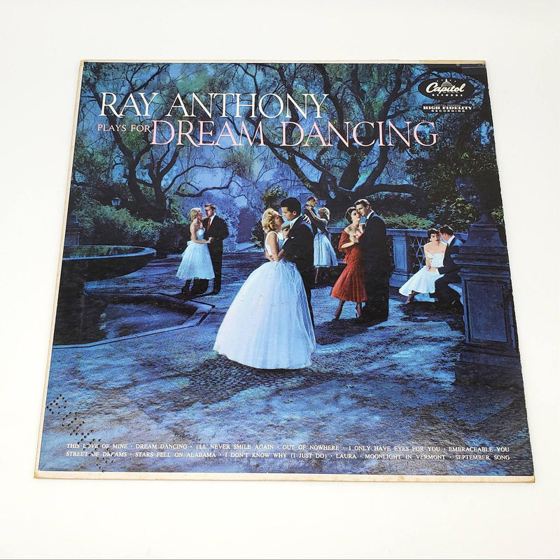 Ray Anthony Plays For Dream Dancing LP Record Capitol Records 1956 T-723 Copy 1 1