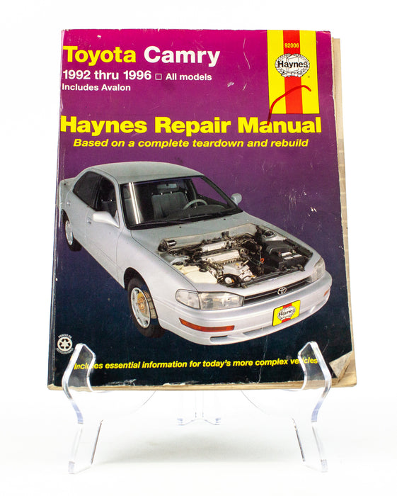 Toyota Camry 1992 Thru 1996 Haynes Repair Manual - 92006 | Paperback