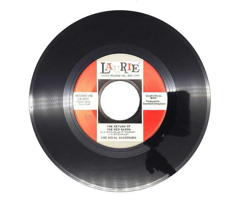 Royal Guardsmen The Return Of The Red Baron 45 RPM Single Record Laurie 1967 Cp1 1