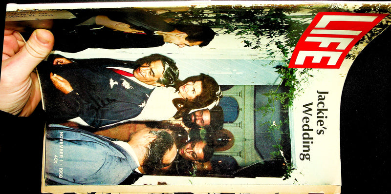 Life Magazine November 1 1968 Jacqueline Kennedy Onassis Wedding Skorpios Island 7