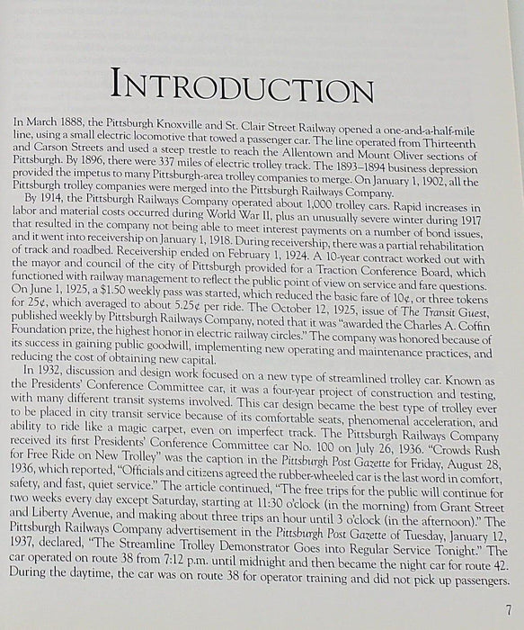 Images of Rail Pittsburgh Streamlined Trolleys Kenneth Springirth 2006 Arcadia 5