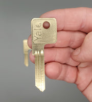 5x Yale EN11 Key Blanks C4L Keyway Nickel Silver 5 Pin NOS 1