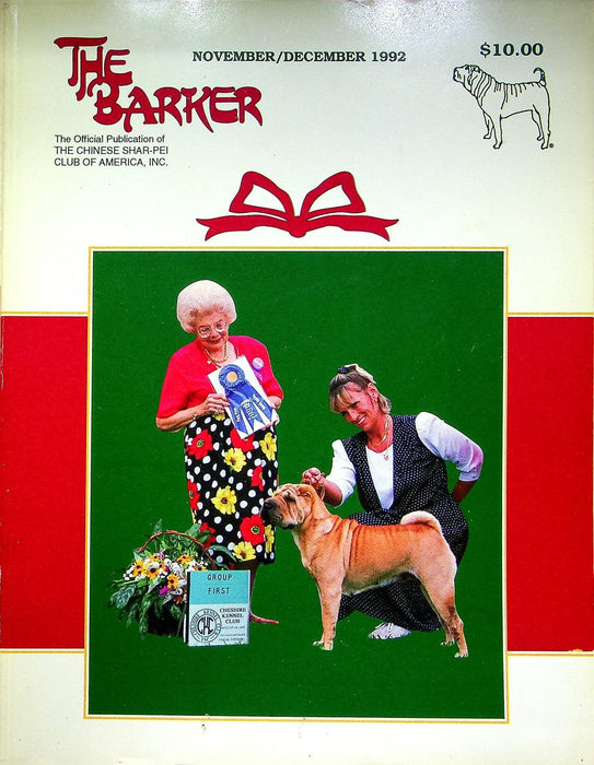 The Barker Magazine Nov Dec 1992 Shar-Pei Dog Dr Elizabeth Bodner AKC Champions