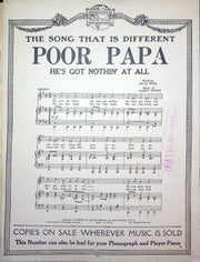 Sheet Music Oh Boy How It Was Raining Harry De Costa Abner Silver 1926 Love Song 3