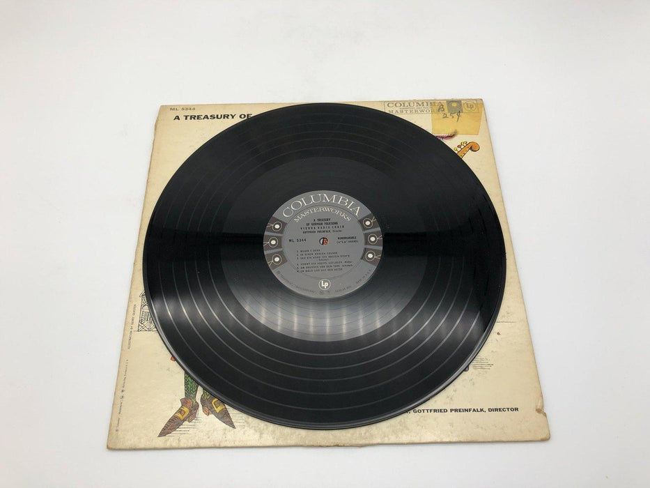 A Treasury of German Folksong Record 33 RPM LP ML 5344 Columbia 1959 9