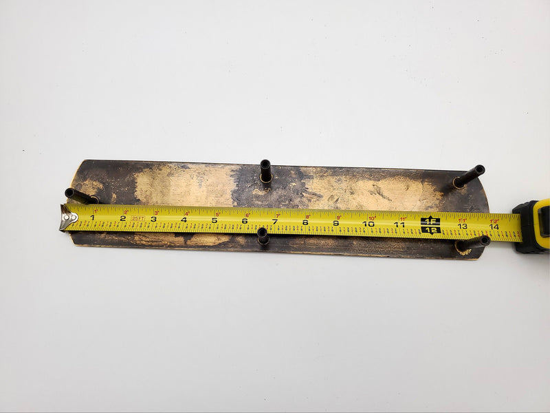 Von Duprin 880EO R Exit Trim Plate For 88 & 880 Exit Devices Polished Brass NOS