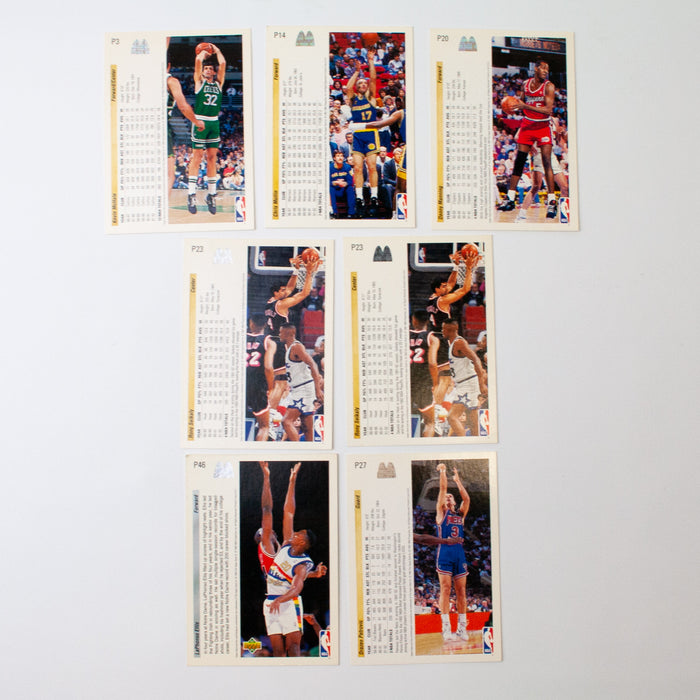 1993 Upper Deck 92-93 NBA 7 Basketball Card Lot