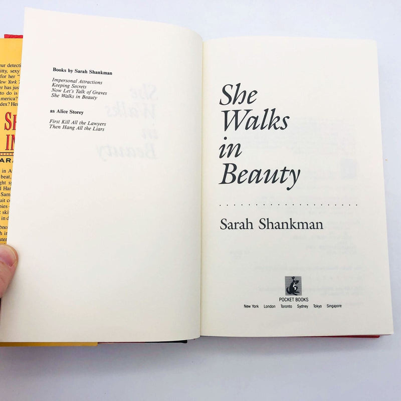 Sarah Shankman Book She Walks In Beauty Hardcover 1991 1st Edition Miss America 7