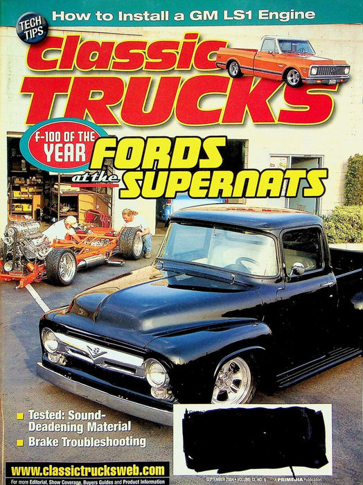 Classic Trucks Magazine September 2004 Vol 13 # 9 Fords at the Supernats