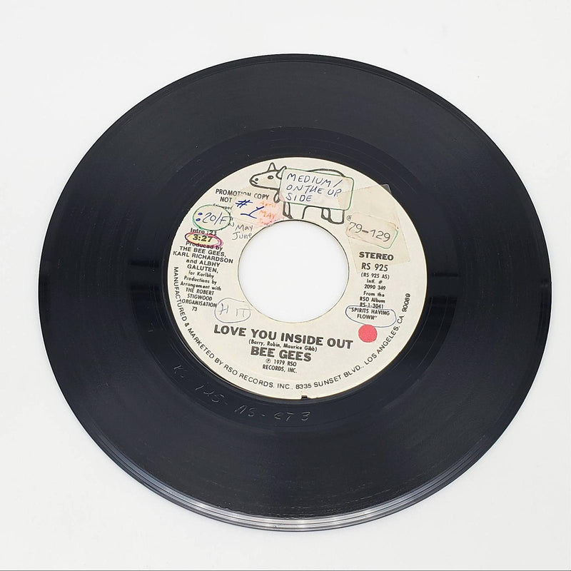 Bee Gees Love You Inside Out Single Record RSO 1979 RS 925 PROMO 1