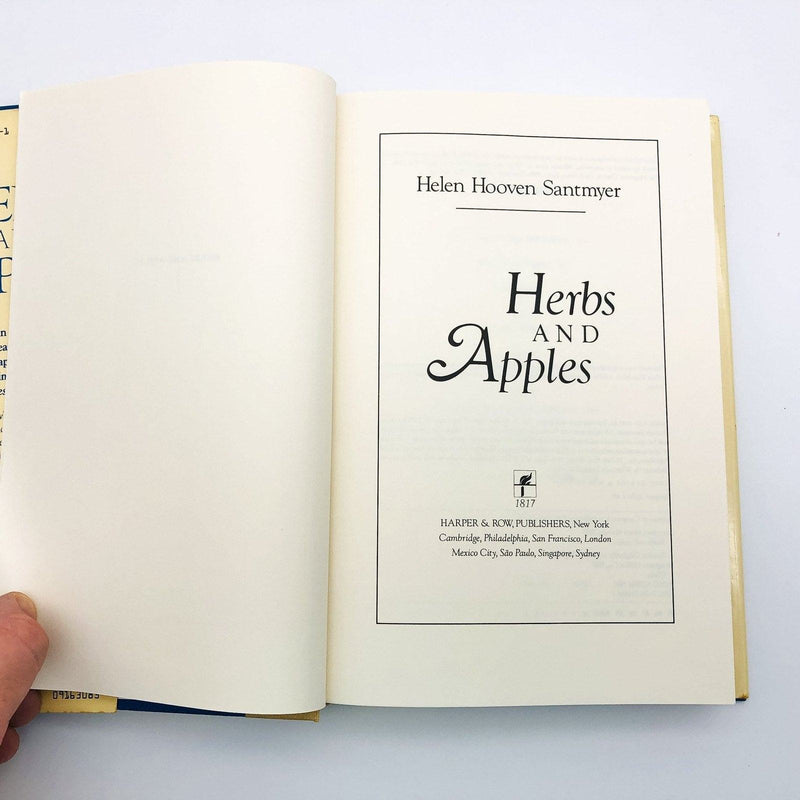 Herbs and Apples Hardcover Helen Hooven Santmyer 1985 WW1 Romance Love Copy 1 7