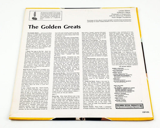 The Golden Greats 33 RPM LP Record Columbia 1967 Streisand, Armstrong & More 2