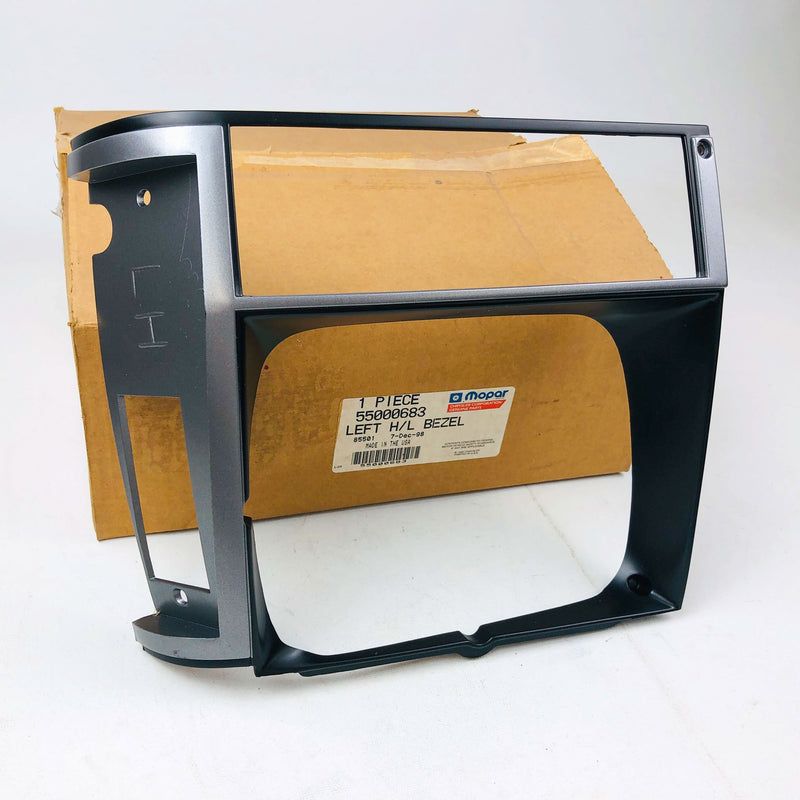 Mopar 55000863 Left Bezel For Headlight Headlamp Matte Genuine OEM New NOS