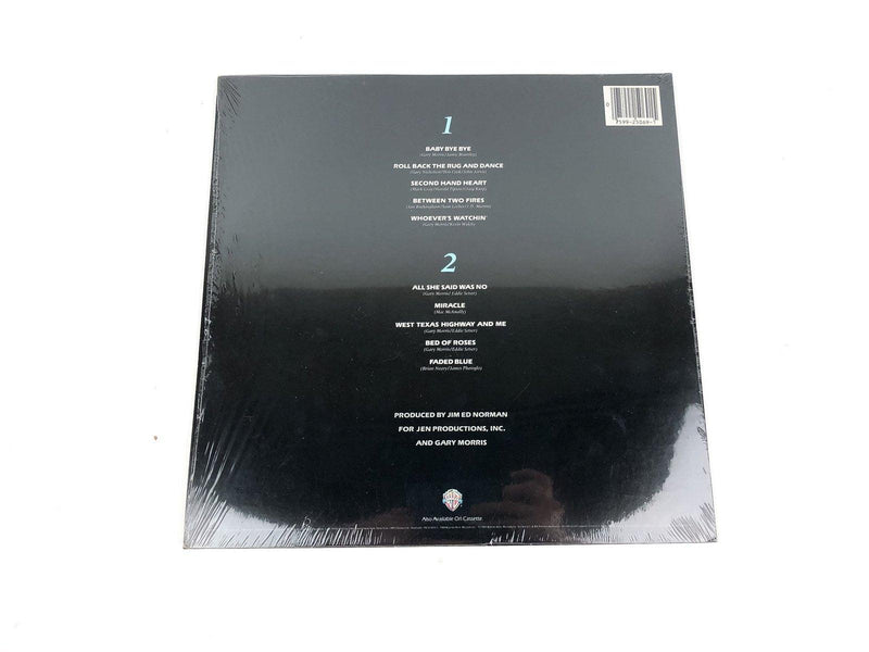 Gary Morris Faded Blue Vinyl Record 25069-1 Warner Bros. 1984 "Bed of Roses" 3