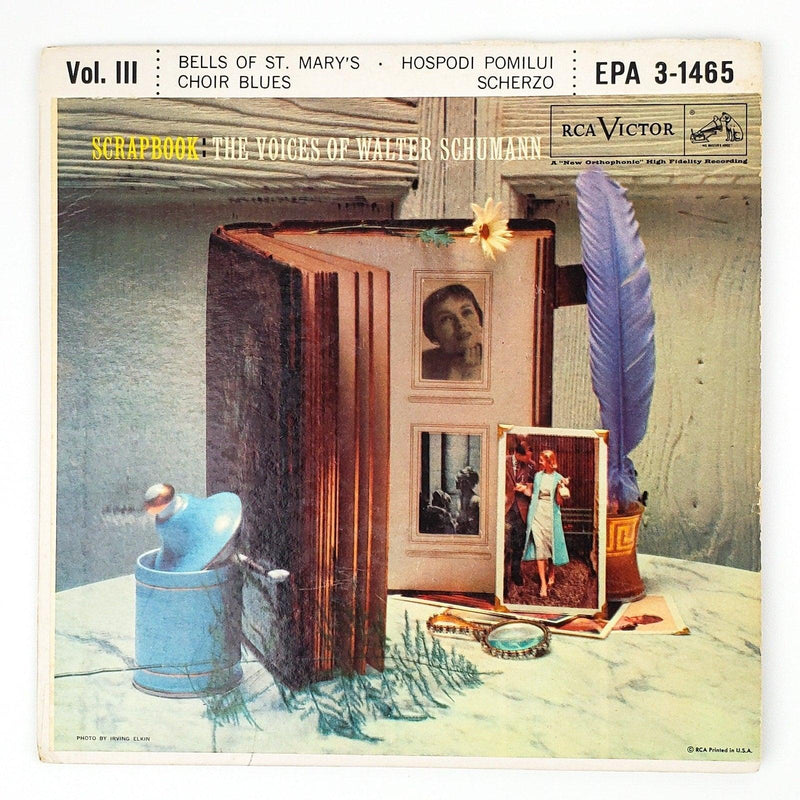 The Voices Of Walter Schumann Scrapbook Vol 3 Record 45 RPM EP EPA 3-1465 RCA 1