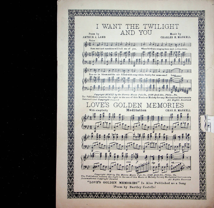 William Tell Overture by Rossim Vintage Sheet Music 1902 Morris Music & Co 8