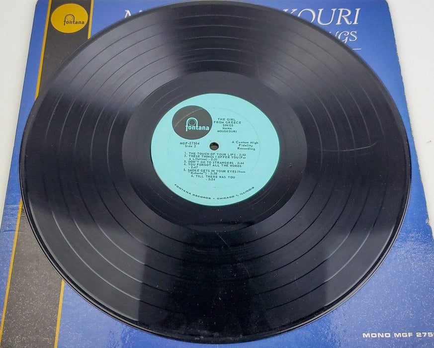 Nana Mouskouri The Girl From Greece Sings 33 RPM LP Record Fontana 1962 6