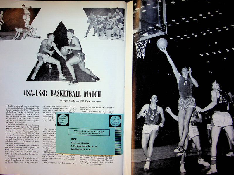 USSR Magazine 1959 President Eisenhower Khrushchev Meeting Soviet Union Holiday 6