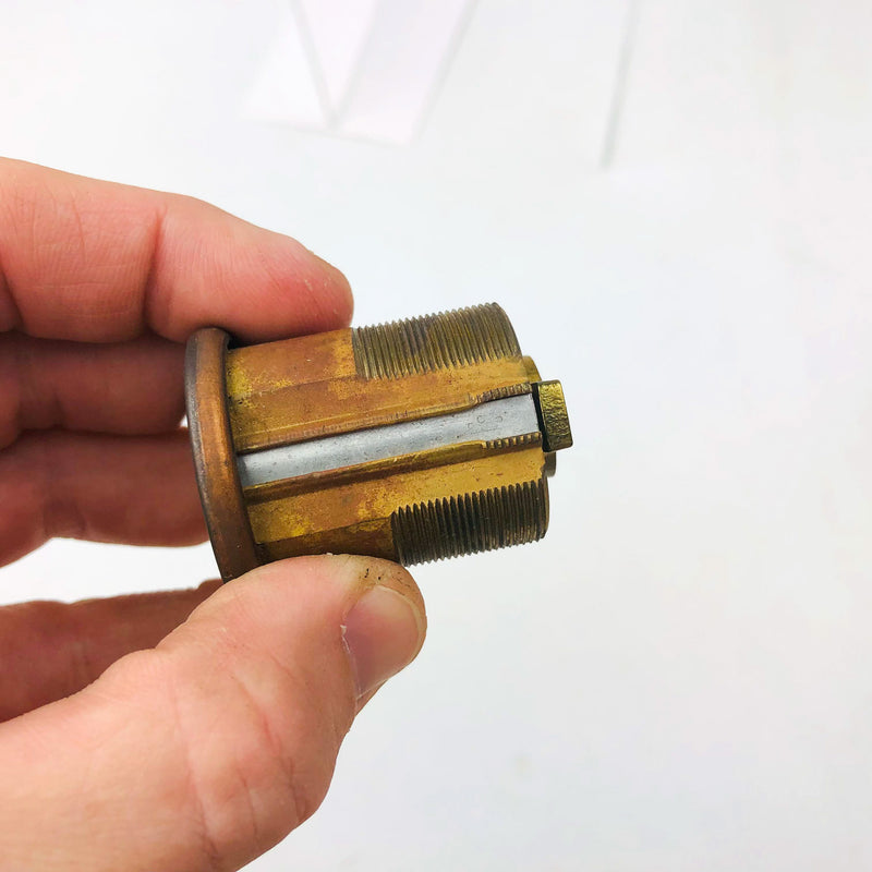 Yale Mortise Cylinder 1152 1-3/8" US10B Oil Rubbed Bronze 6 Pin New Old Stock