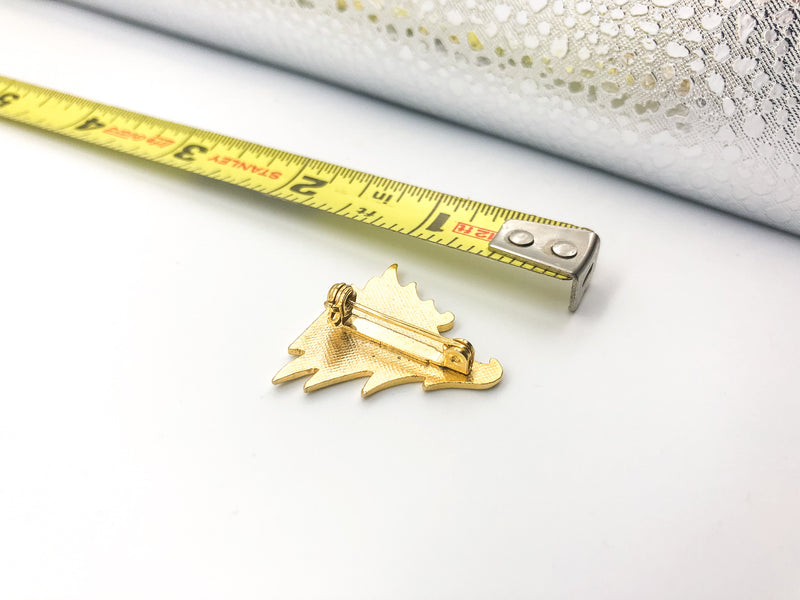 Womens Bowling Association Lapel Pin Wisconsin WWBA Green Pine Trees Pinback