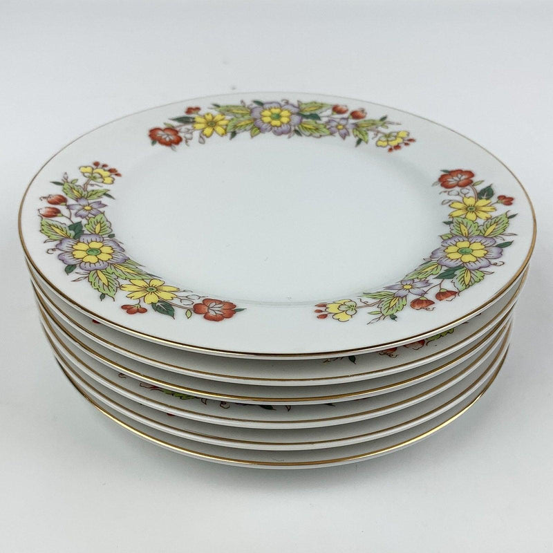Signature Collection Dessert Plate Oriental Garden Fine China Japan Floral - 6ct 4