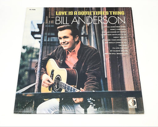Bill Anderson Love Is A Sometimes Thing LP Record Decca 1970 DL 75206 1