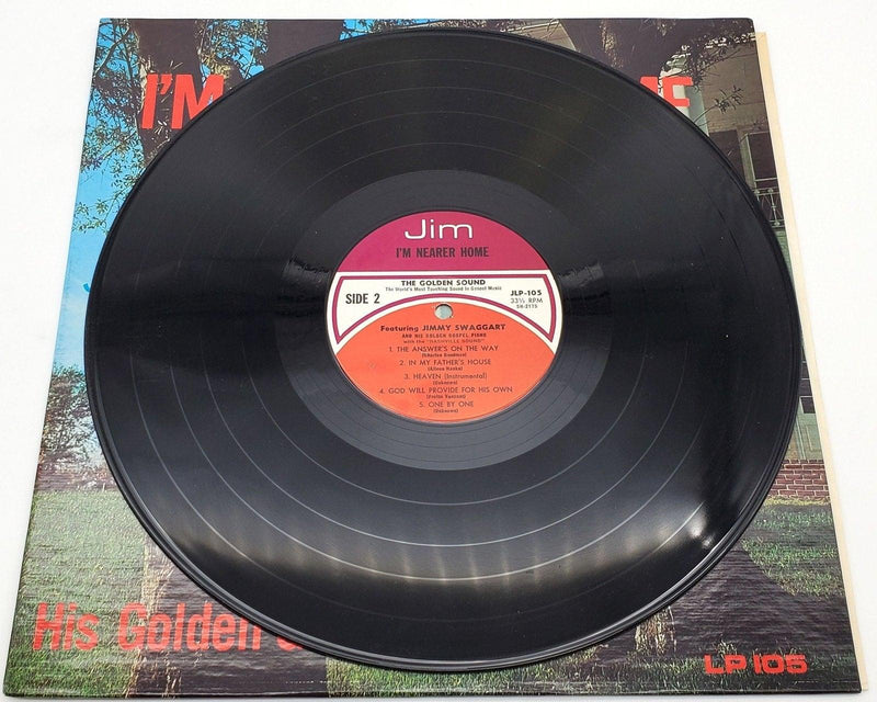 Jimmy Swaggart I'm Nearer Home 33 RPM LP Record Jim Records LP 105 6