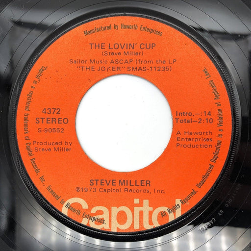 Steve Miller Fly Like an Eagle Record 45 RPM Single 4372 Capitol Records 1976 1