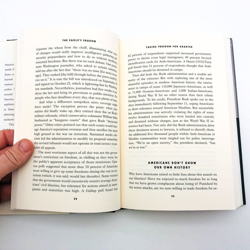 The Eagle's Shadow Hardcover Mark Hertsgaard 2002 Foreign Public Opinion USA 11