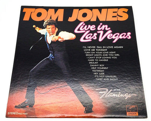 Tom Jones Live In Las Vegas 33 RPM LP Record Parrot 1969 PAS 71031 1