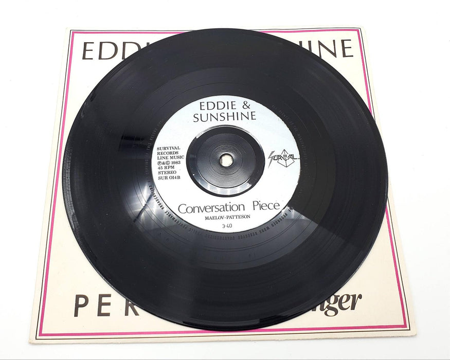 Eddie & Sunshine Perfect Stranger 45 RPM Single Record Survival 1983 SUR 014 4