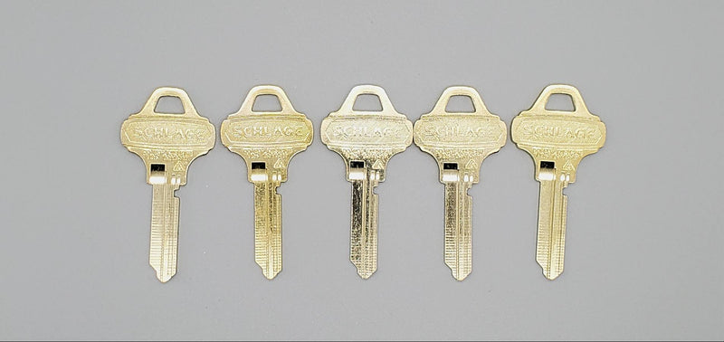 5x Schlage Everest 35-016 C135 Key Blanks Nickel Silver 6 Pin NOS 3