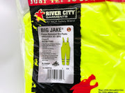 Flame Resistant Overalls Bib Pants Suspenders Mens 4XL 58-60 Safety Yellow 3