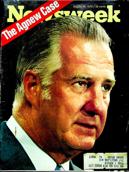 Newsweek Magazine August 20 1973 Spiro Agnew Watergate Kenya Runner Ben Jipcho 1