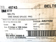 4"x156" Cloth Sanding Belt 3M 977F 80 YF-Weight Cubitron 48743 1pk 4