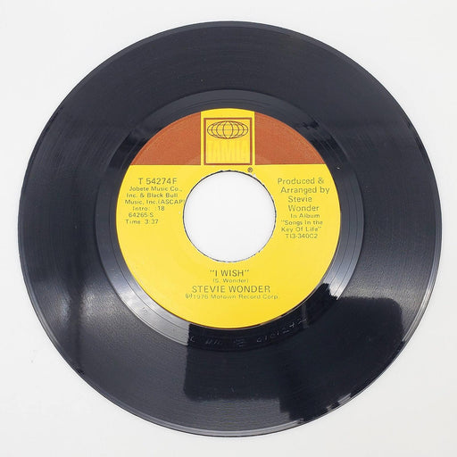 Stevie Wonder I Wish / You And I 45 RPM Single Record Tamla 1976 T 54274 F 1