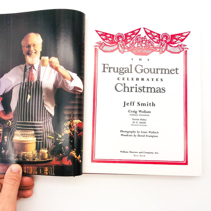 The Frugal Gourmet Celebrates Christmas HC Jeff Smith 1992 Cookbook 1st Edition 8