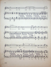 Sheet Music Consider The Lilies John Prindle Scott Religious Bible Music 1921 2