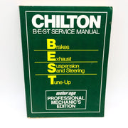 Chilton Best Service Manual Paperback John Weise 1983 1st Edition Car Repair 1