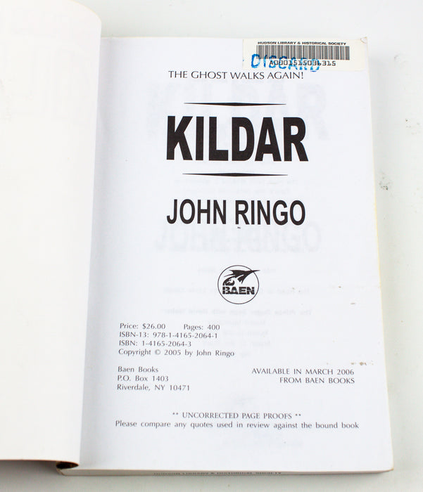 Kildar by John Ringo - 2005 - Paperback - 1st Printing - Uncorrected Page Proofs