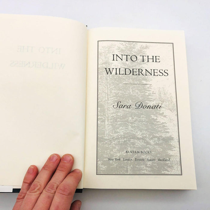 Into The Wilderness Sara Donati Hardcover 1998 1st Edition Rural Teacher 1700s 9