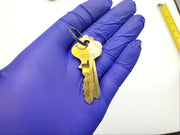 Loxem Mortise Cylinder Lock 1-1/4" Bright Brass 6112 06 Keyway Ilco Replacement 6