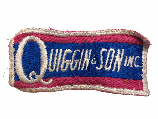 Vintage Quiggin & Son Inc Euclid OH Shirt Patch Business Repair Gas Incinerator 2