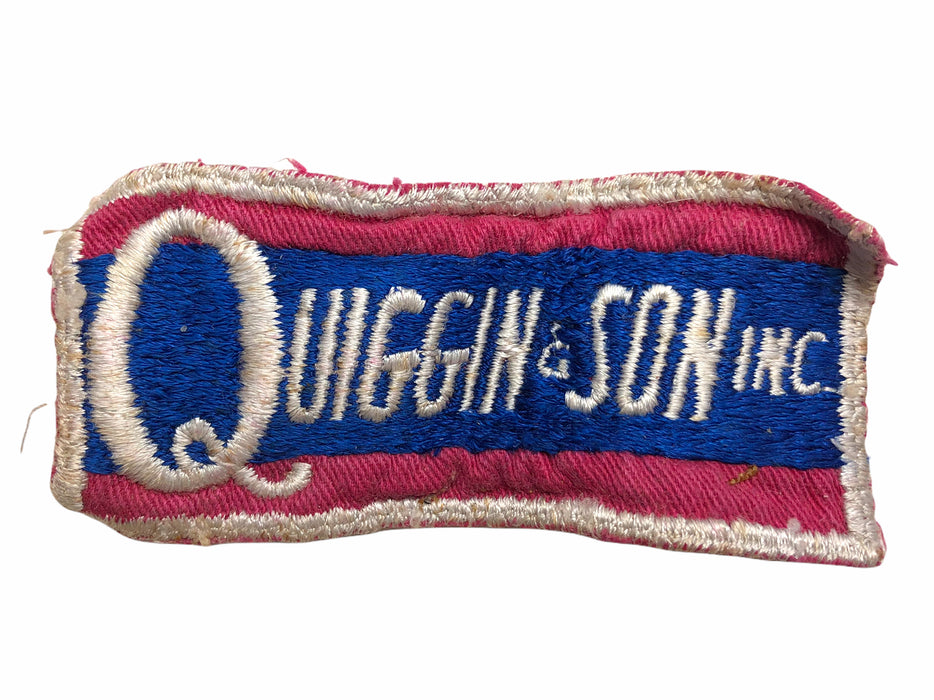 Vintage Quiggin & Son Inc Euclid OH Shirt Patch Business Repair Gas Incinerator 2