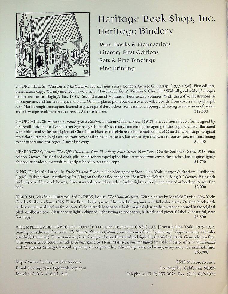 Firsts Magazine January 2001 Vol 11 No 1 Collecting Robertson Davies 3