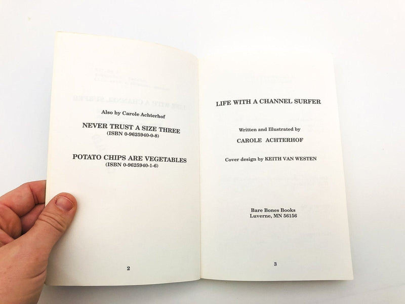 Life With A Channel Surfer Paperback Carole Achterhof 1994 Newspaper Columnist 7