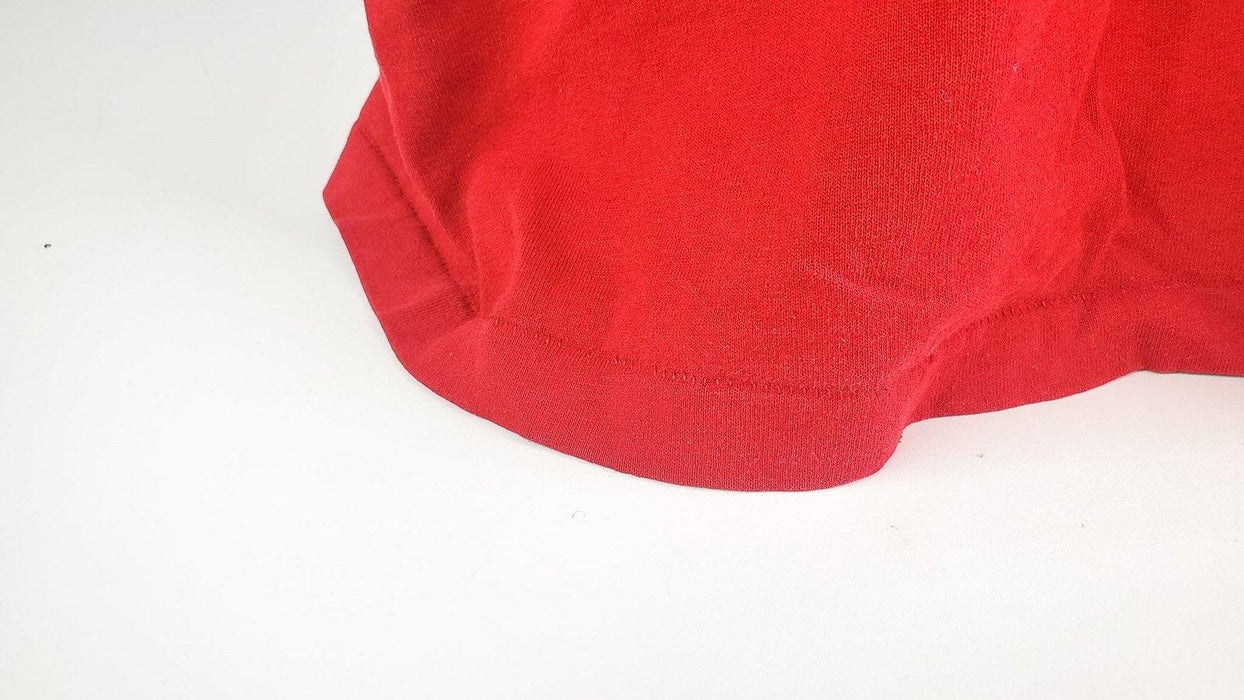 Vintage 90's JERZEES Polo Shirt Short Sleeve Red XL Da Vinci's 9