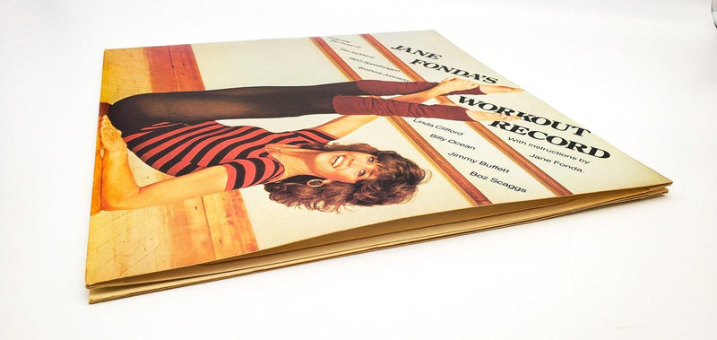 Jane Fonda Jane Fonda's Workout Record 33 RPM Double LP Record Columbia 1981 4