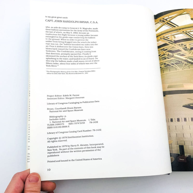 The National Air And Space Museum Hardcover C D B Bryan 1979 Wright Brothers 5